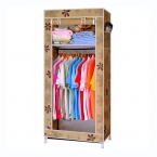 Портативный тканевый шкаф органайзер для одежды на 1 секцию